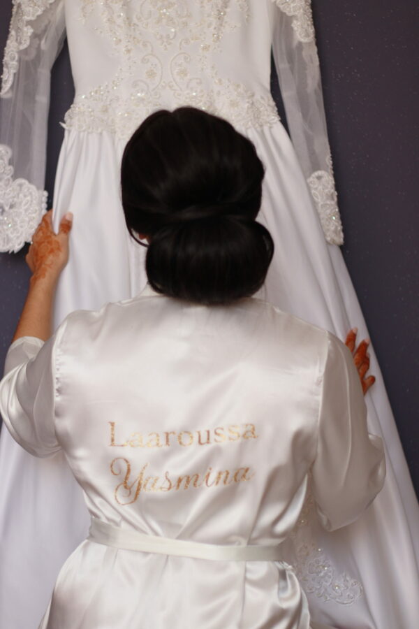 kimono mariage personnalisé